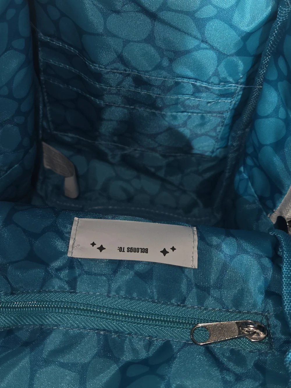 Kids White Travel Pouch with Colorful Floral Luggage Straps